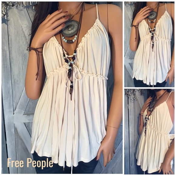 Free People Tops - NWT Free People/ Sundrop White Tea Tank Top